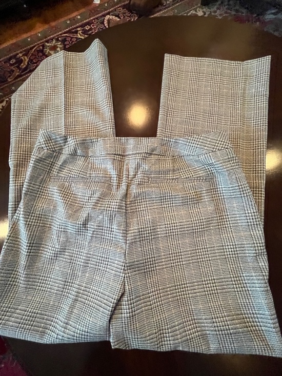 Chico's Brown Plaid Ladies Dress Pants Size 2R - Picture 6 of 6